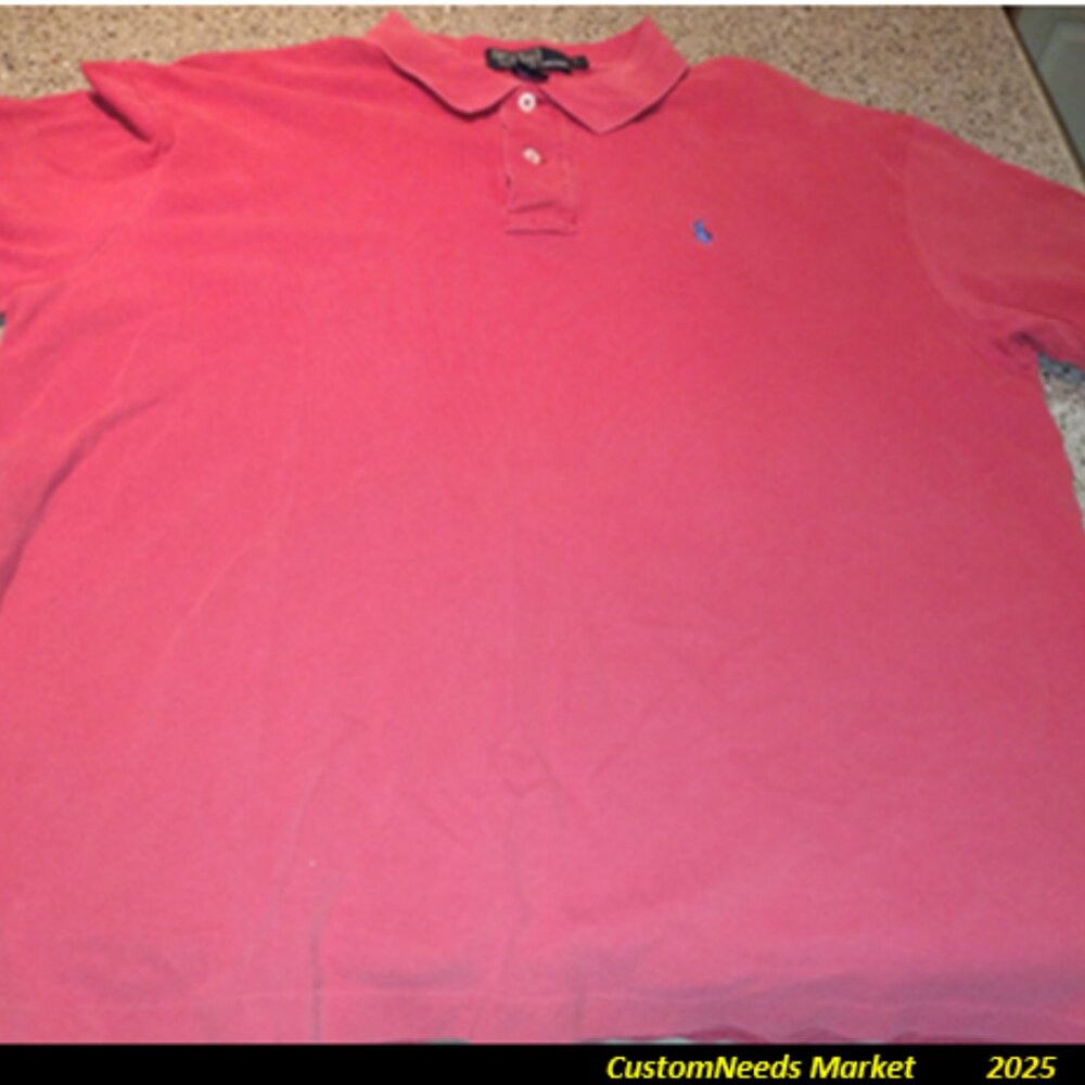 Polo Ralph Lauren Vintage Style Knit Red Shirt